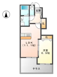 グラウィスⅡ【1階】の間取り