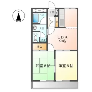 ハイムエスポワール【2階】の間取り
