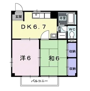 リバティーヒルズ【1階】の間取り