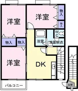 アティーズA棟【2階】の間取り