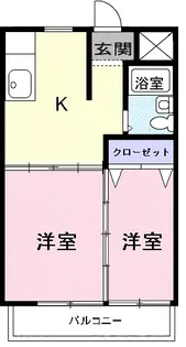 ATハイツ【2階】の間取り