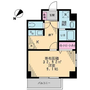 Court Oriel【2階】の間取り