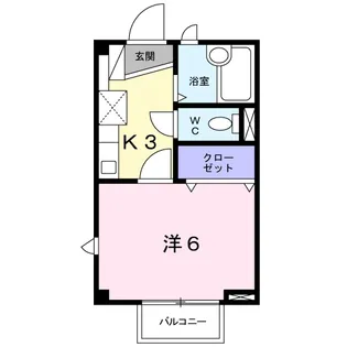 パーク・ワン【2階】の間取り