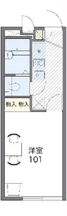 レオパレスパルティ−タ【2階】の間取り