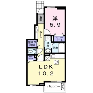 フォルシュ M&R【1階】の間取り