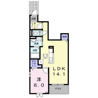 イル ボヌールⅡ【1階】の間取り