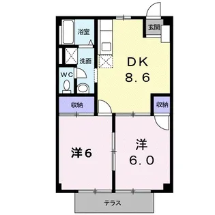 エトランゼ【2階】の間取り
