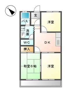 ノーブルタウン【2階】の間取り