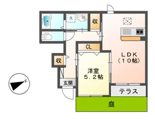 ビギニング【1階】の間取り