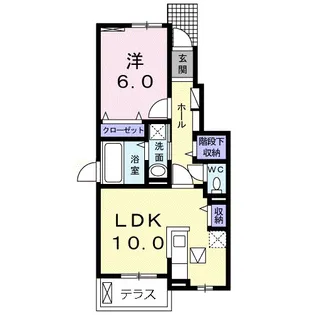 プロムナード【1階】の間取り