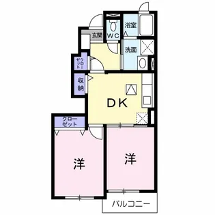 セレーノ・スパッツィオⅡA【1階】の間取り