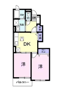 セレーノ・スパッツィオⅡA【1階】の間取り