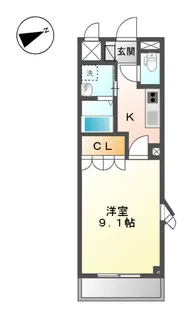 プチバイオレット【2階】の間取り