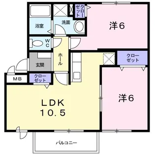 オーシャンロードタウンⅠ【1階】の間取り