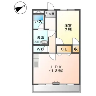 WEST5【2階】の間取り