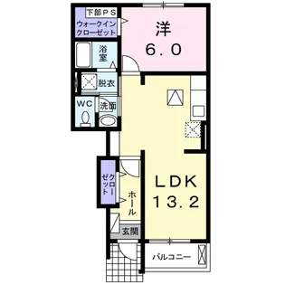 グリエンジュ【1階】の間取り