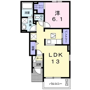 プランドール【1階】の間取り