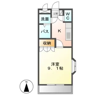 エレガントヒルズ【2階】の間取り