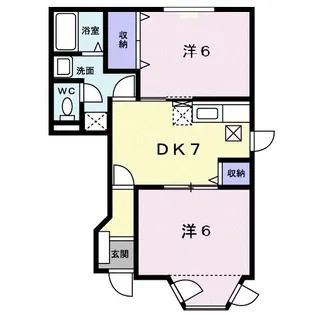 グレンツェントハオスK Ⅰ【1階】の間取り