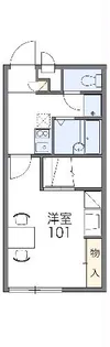 レオパレス中菅谷【1階】の間取り