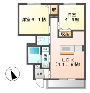 Printemps(プランタン)【1階】の間取り