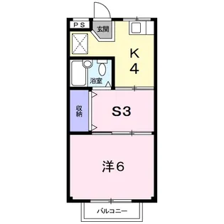 ジャングルジムイトウ【2階】の間取り