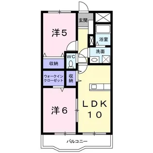 プルミエール東尾久【2階】の間取り