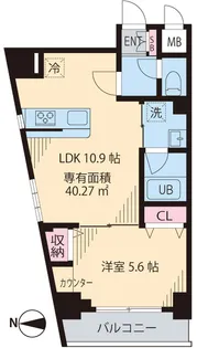 メゾン ウェル【3階】の間取り