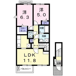 さつき【2階】の間取り