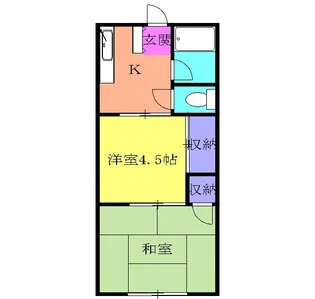 コンパーニョ【207号室】の間取り