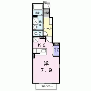サンライズ春日町【1階】の間取り
