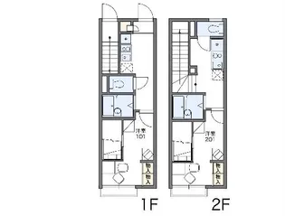 レオパレスルーチェ【203号室】の間取り