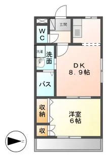ムーンレインボー【2階】の間取り