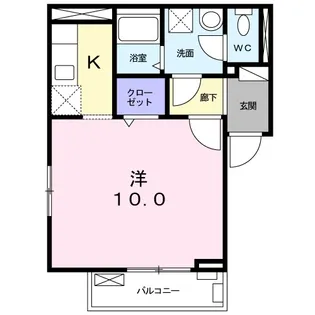 サン・ローレル【3階】の間取り