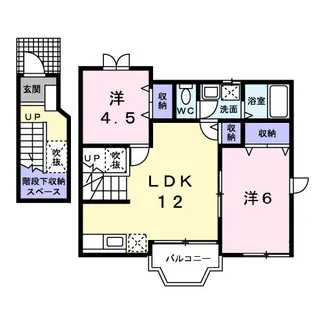 ラウレールⅡ【2階】の間取り
