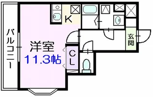 サニーシャトル【1階】の間取り