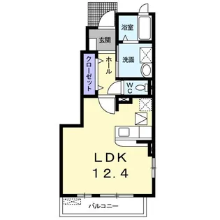 サンリット清水入【1階】の間取り