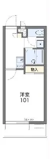 レオパレス妙音通【2階】の間取り