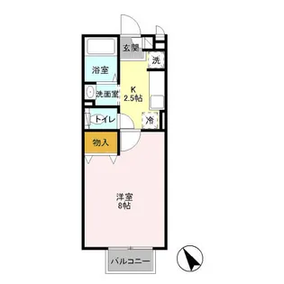 マ・メゾンASUKAⅡ【2階】の間取り