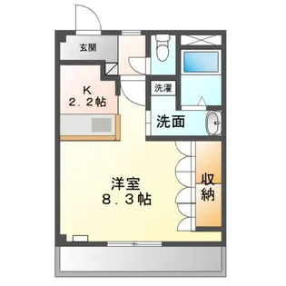 speranzeⅡ(スペランツァ ツー)【1階】の間取り