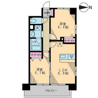 すだま【6階】の間取り