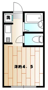 ウエストヒル【101号室】の間取り