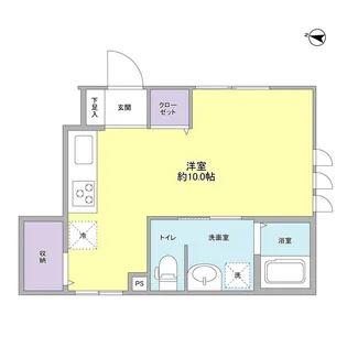 ミルクリーク桜台【1階】の間取り