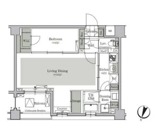 パークキューブ西ヶ原ステージ【4階】の間取り