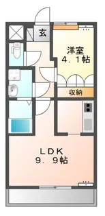 アリュール【2階】の間取り