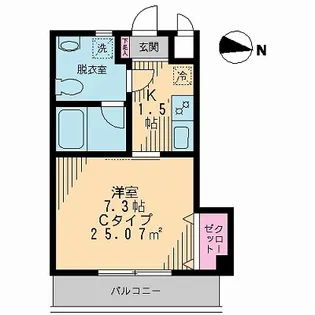 ボナール蓮沼【2階】の間取り