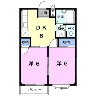 エルディム泉【2階】の間取り