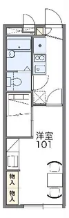 レオパレス彦【201号室】の間取り