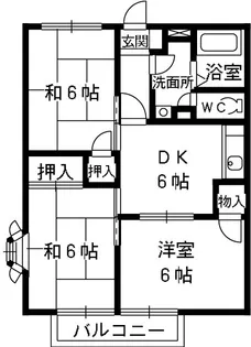 メゾン遊【2階】の間取り
