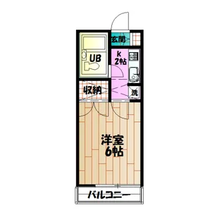ピュアブラッサム【2階】の間取り